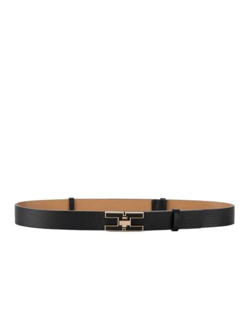 Leather belt with logo twist ELISABETTA FRANCHI | CT26S46E2.110